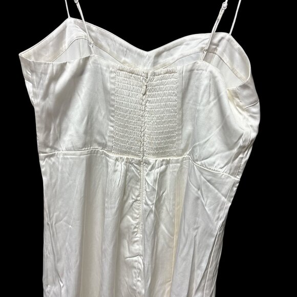 Abercrombie & Fitch - Sweatheart bust maxi dress with front/side split - MED NWT - Picture 2 of 3